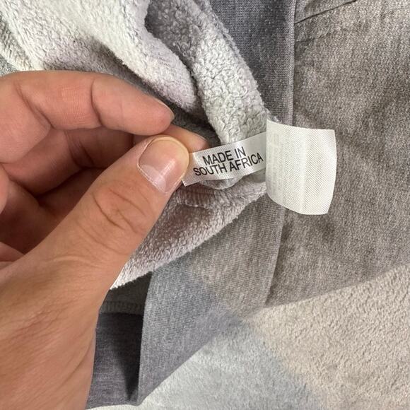 Quiksilver Big Logo grey streetwear surfwear pullover hoodie mens Large - Picture 10 of 12